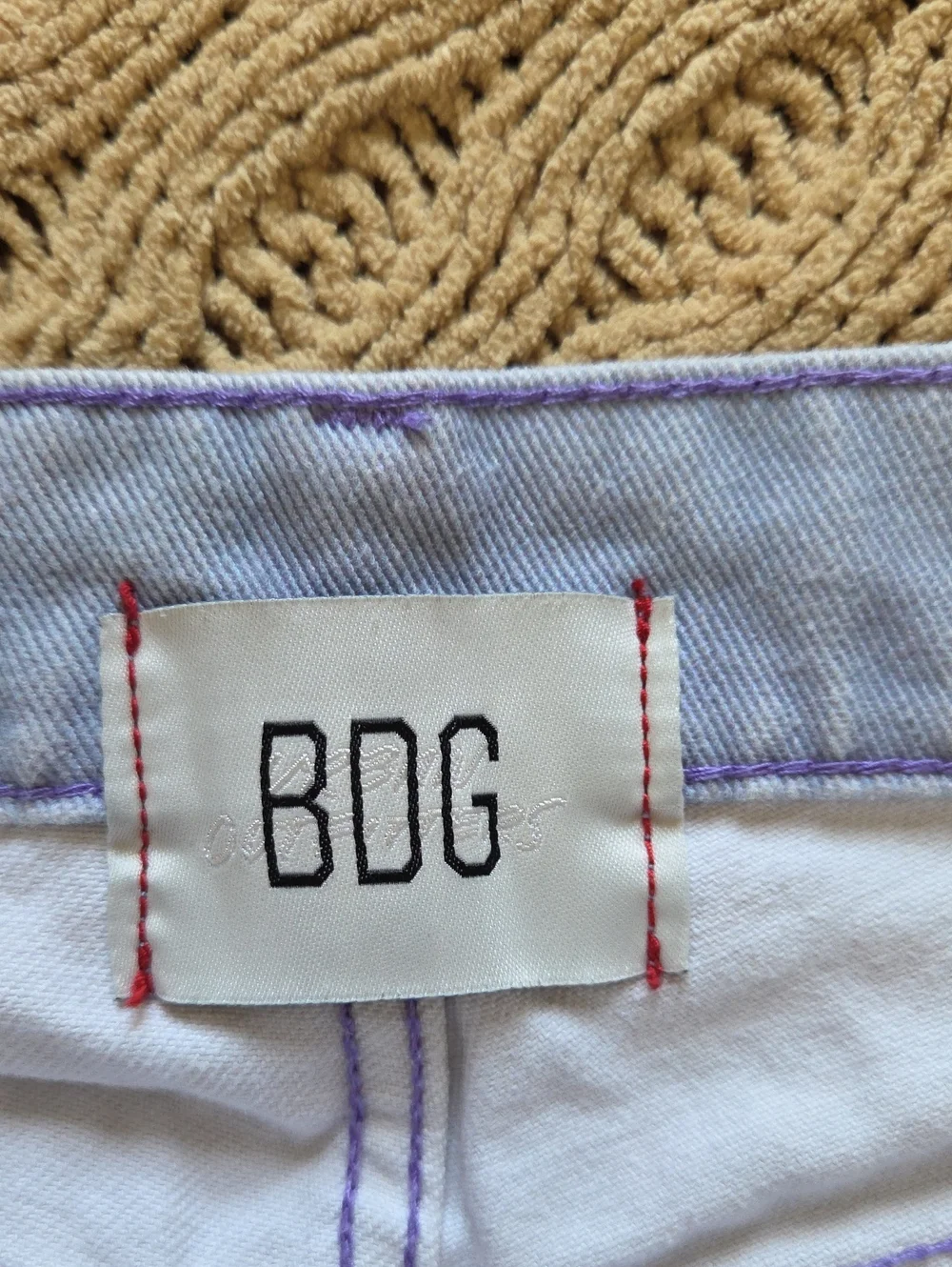 BDG Urban Outfitters Cowboy Jeans Indi Coastal Sunset Print - Size 25
